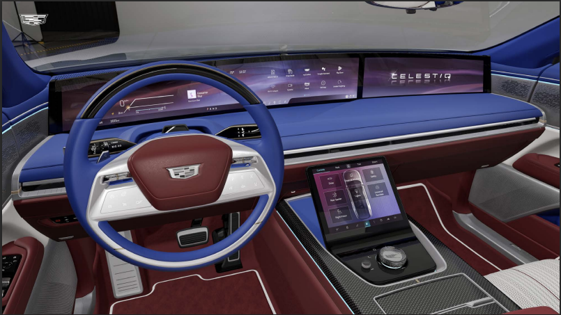 Mixed Blue and Red Interior