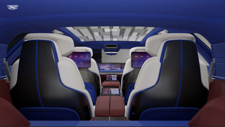 Mixed Blue and Red Interior