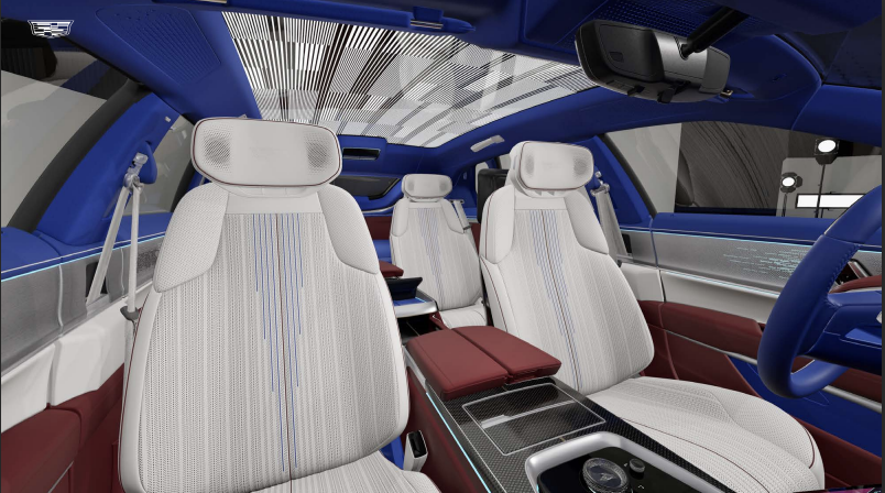 Mixed Blue and Red Interior
