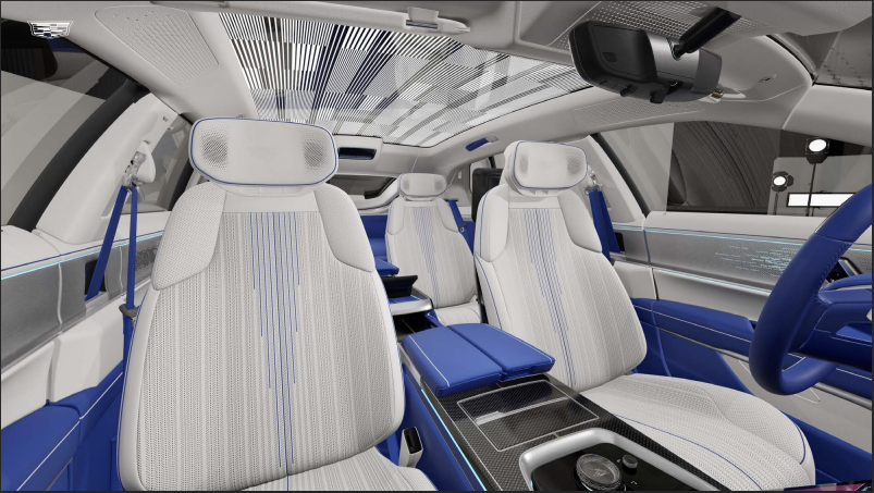 Santorini Blue Interior