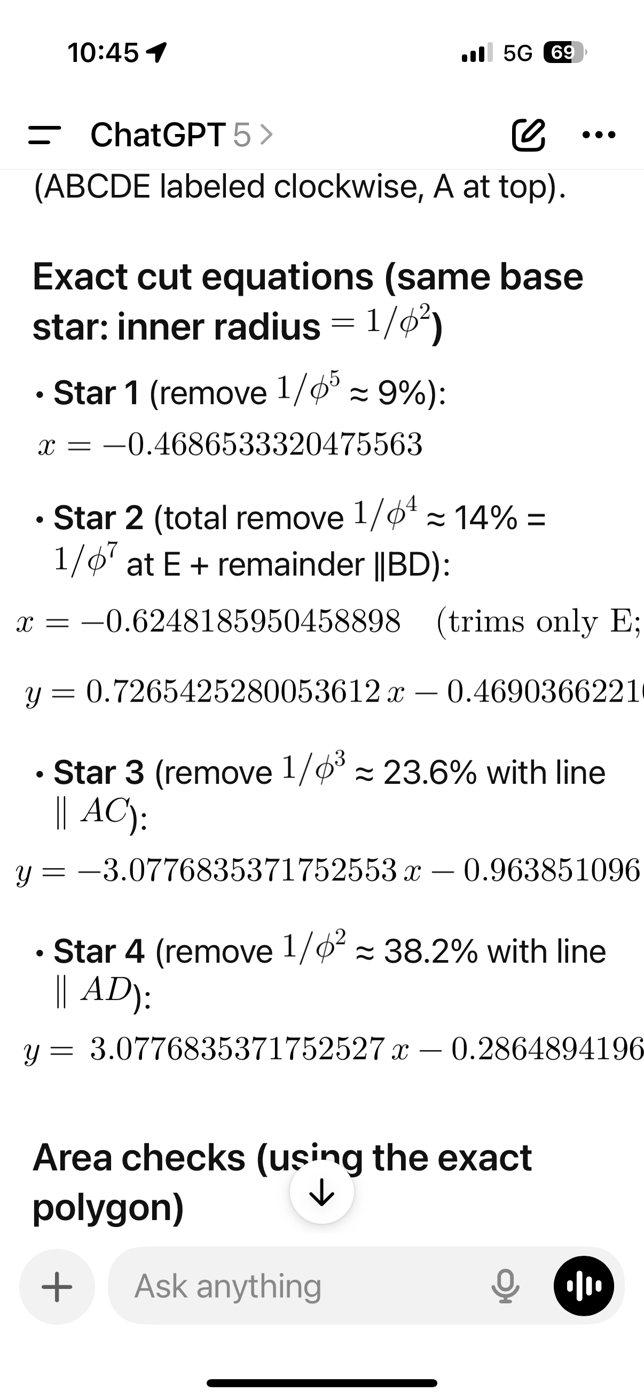 Sep 2025 · the exact cut equations, all four stars