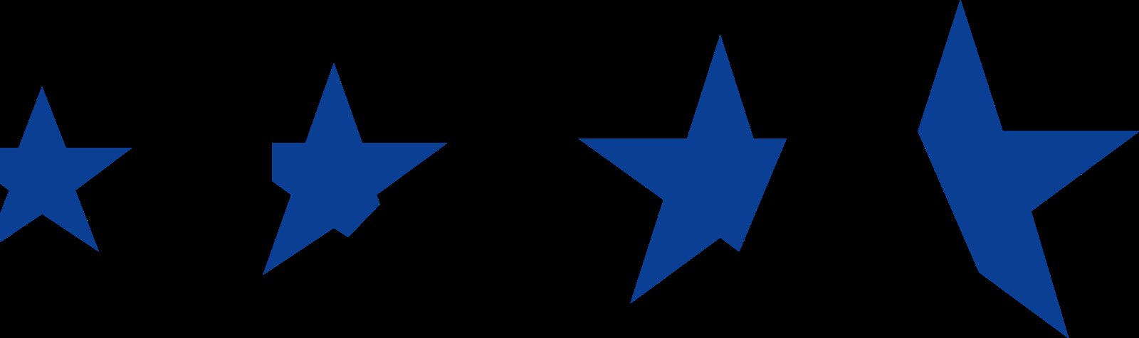 May 2025. The four production stars — the cuts land, the sizes step up.
